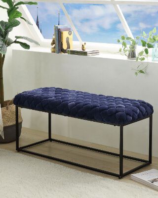 Loft Lyfe Thiago Velvet Bench