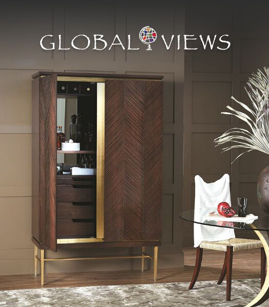 Global Views Bar Cabinet