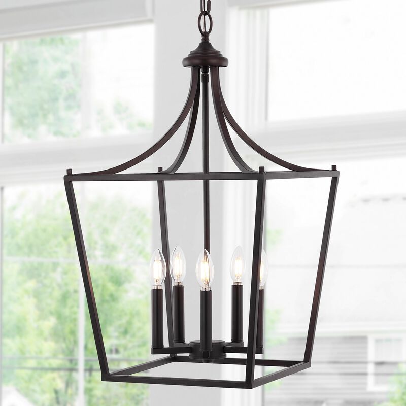 Camden Iron Classic Midcentury Pendant Lantern