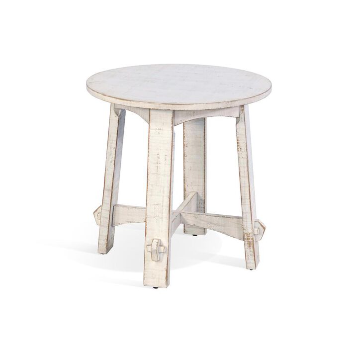 Sunny Designs White Sand End Table