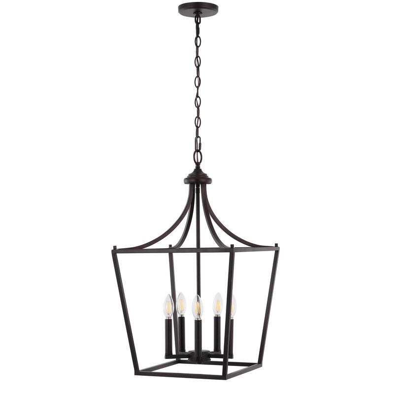 Camden Iron Classic Midcentury Pendant Lantern