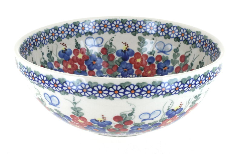 Blue Rose Polish Pottery Savannah Small Serving Bowl