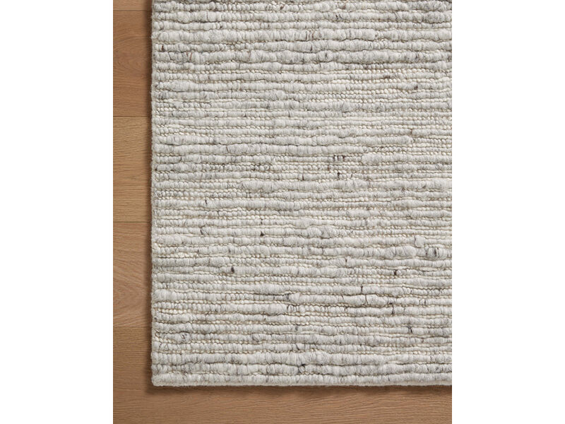 Ava AVA-01 Gray / Ivory 4''0" x 6''0" Rug by Magnolia Home By Joanna Gaines