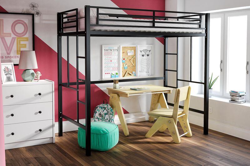 Grace Twin Metal Loft Bed