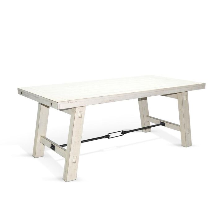 Sunny Designs White Sand Dining Table with Turnbuckle