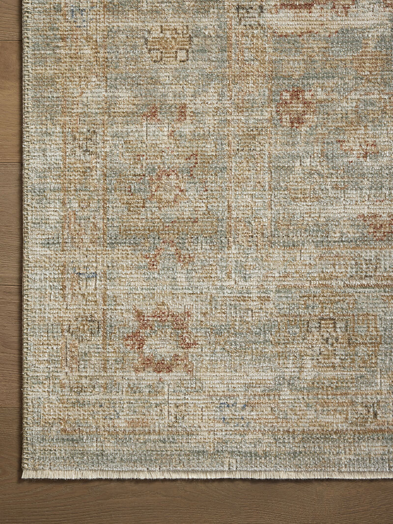 Heritage HER-06 Aqua / Terracotta 8''0" x 10''0" Rug by Patent Pending