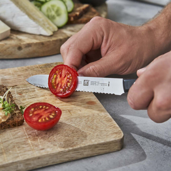 ZWILLING TWIN Signature 5-Inch Utility Knife, Serrated Edge