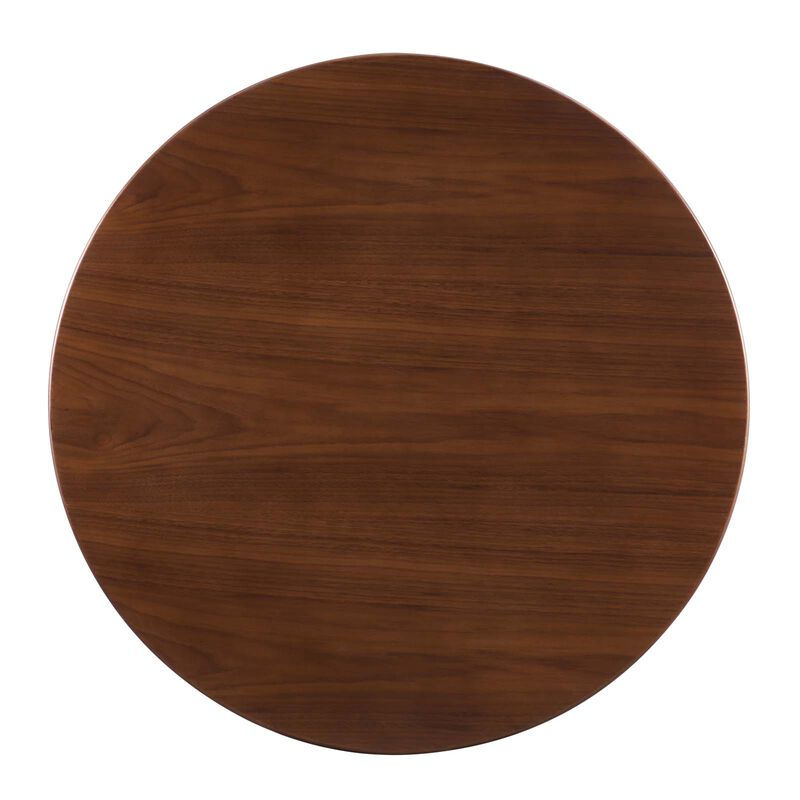 Modway - Verne 35" Dining Table Gold Walnut