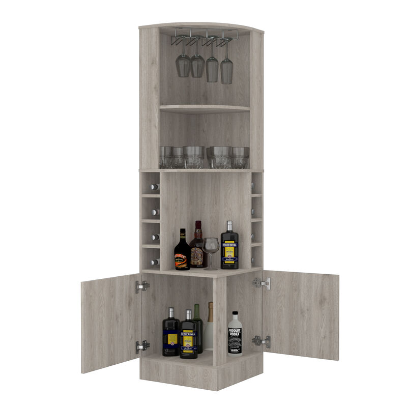 Bar Cabinet Papprika, Living Room, Light Gray