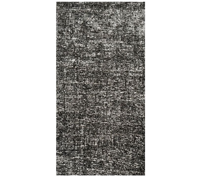 Kybeledecor Washable Easy Clean Non-Slip Pet and Child Friendly Modern for Living Room,Kitchen,Game Room,Bedroom,Hallway Area Rug Darkness Gray (2'5"x7'1")