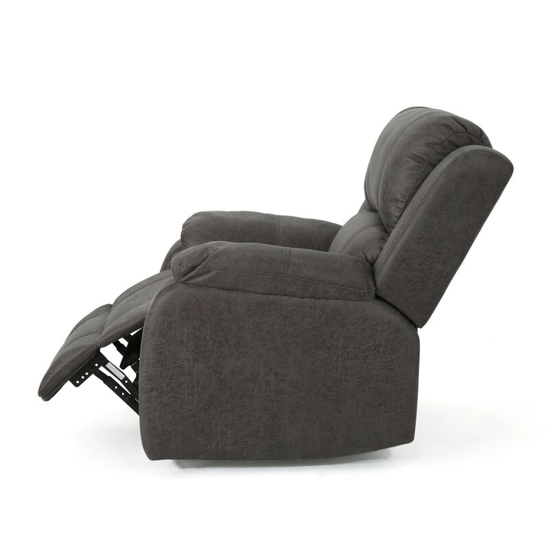 Merax Linen Fabric Manual Recliner Chair