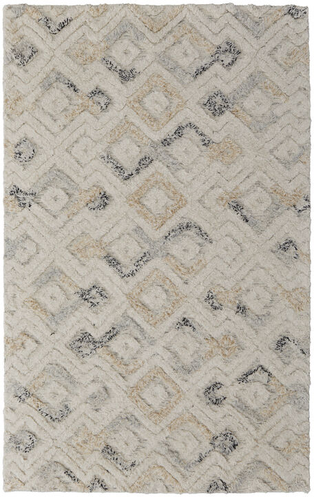 Anica 8004F Ivory/Gray/Black 10' x 14' Rug