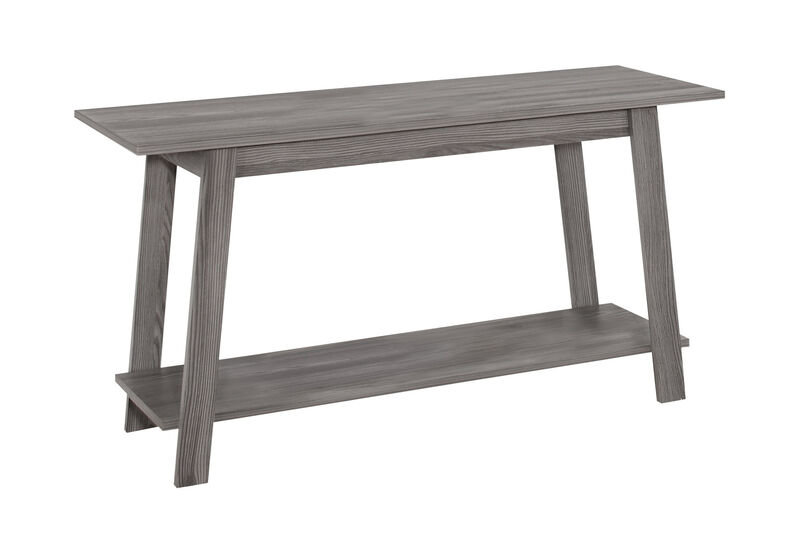 Monarch Specialties I 2737 Tv Stand, 42 Inch, Console, Media Entertainment Center, Storage Shelves, Living Room, Bedroom, Laminate, Grey, Contemporary, Modern