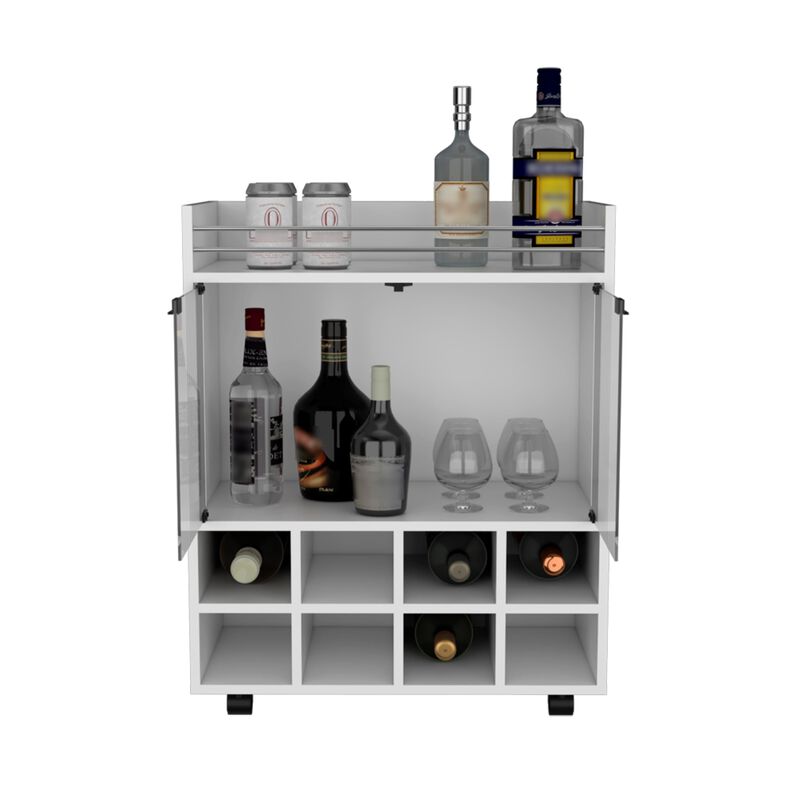 Bar Cart Philadelphia, Living Room, White