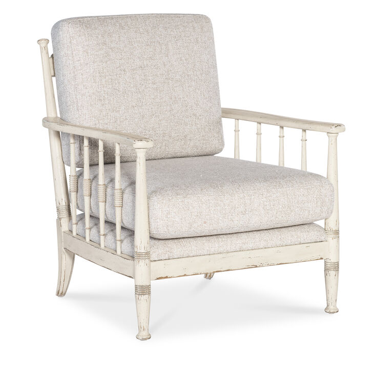 Prairie White Upholstered Chair