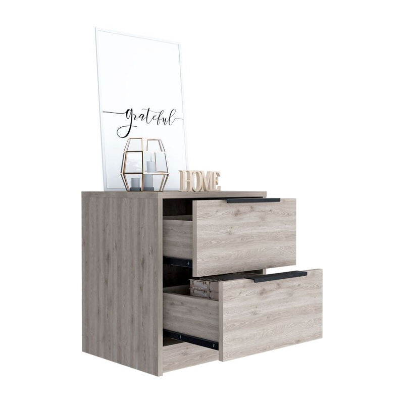 Nightstand Cervants, Bedroom, Light Gray