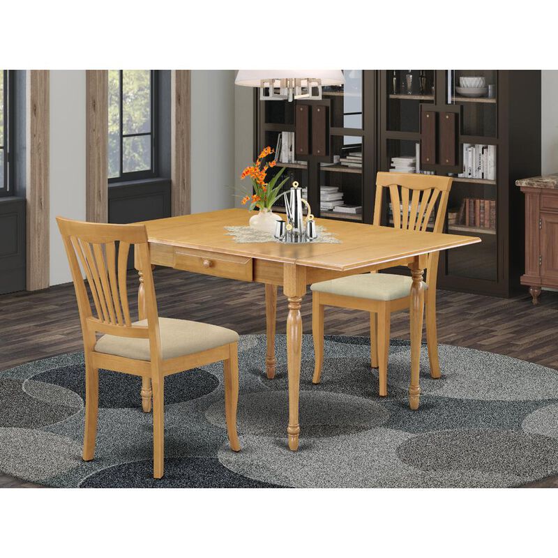 Dining Room Set Oak, MZAV3-OAK-C