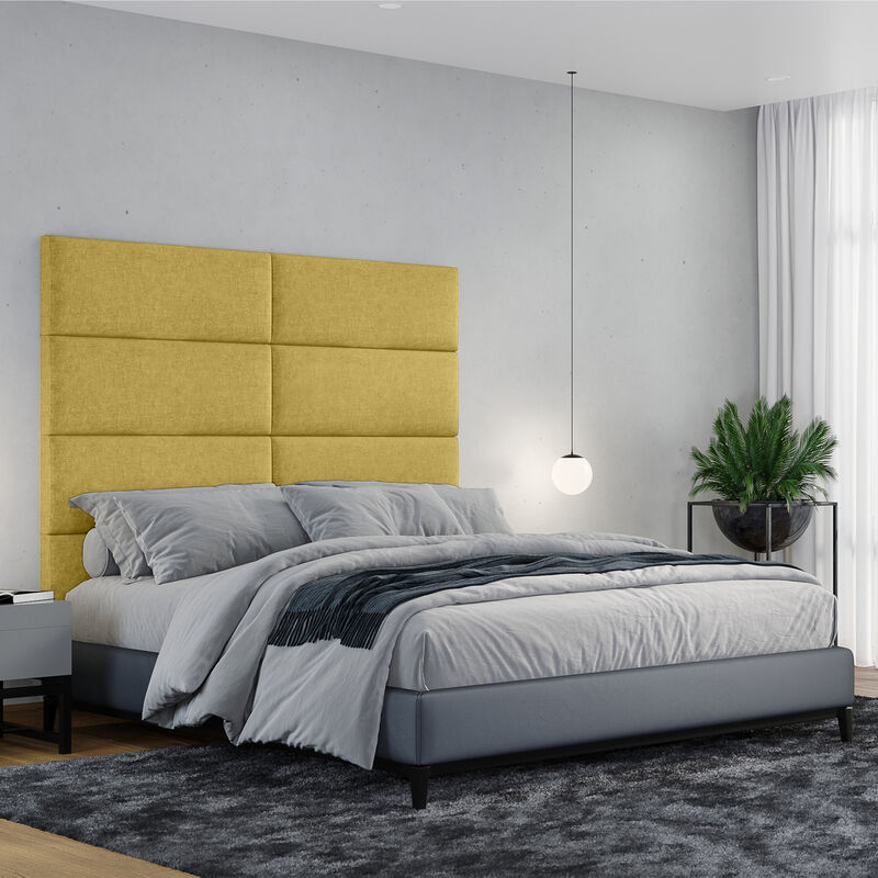 Jaxx Panelist Modern Padded Headboard � Set of 4 Wall Mounted Panels