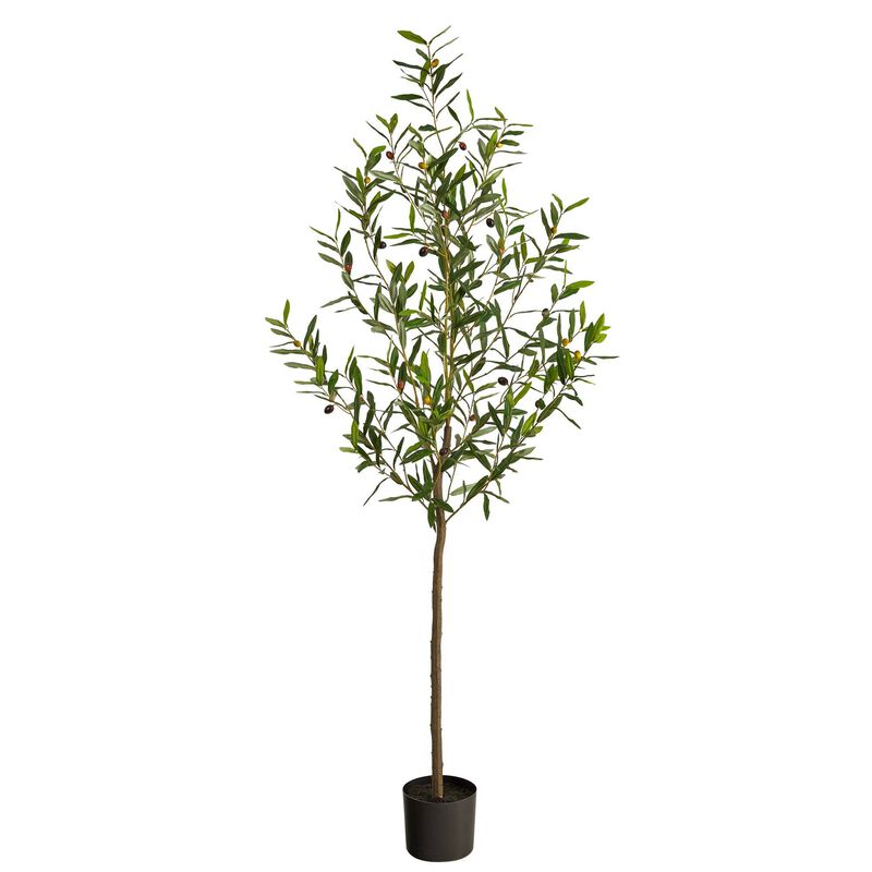 Nearly Natural 6-ft Olive Artificial Tree