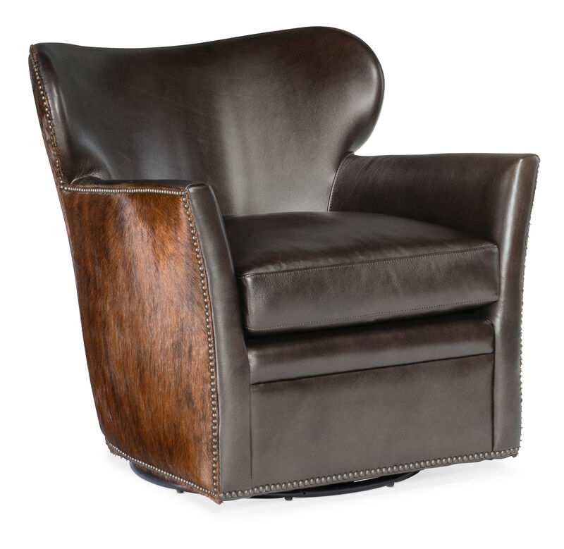 Kato Leather Swivel Chair