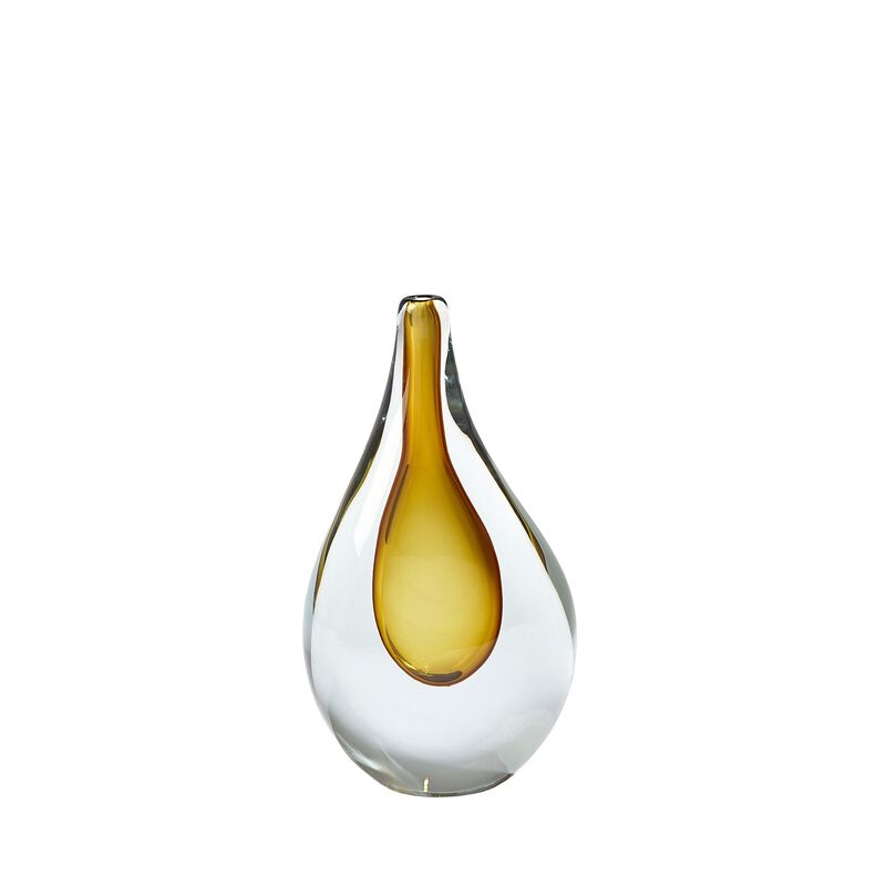 Stretched Neck Vase- Brown Small