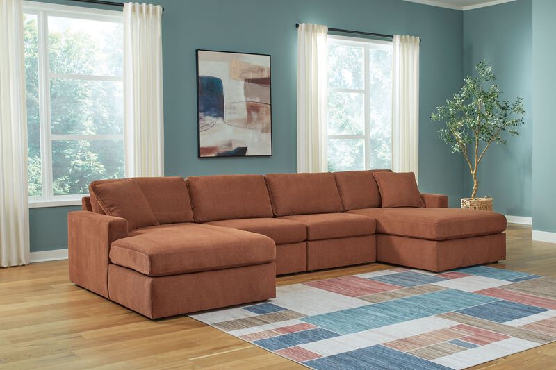 Modmax Spice 4-Piece Double Chaise Sectional