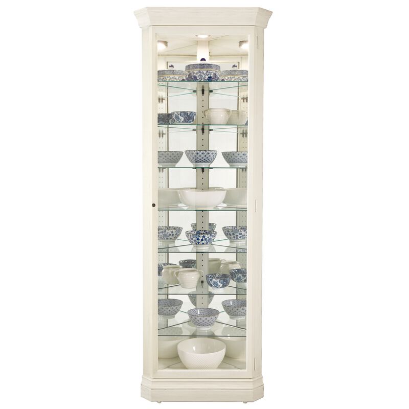 680642 Delia II Corner Curio Cabinet