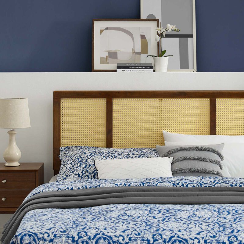 Modway - Delmare Cane Queen Headboard