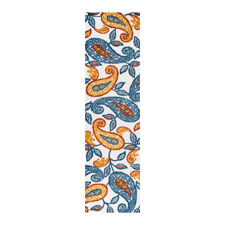 Julien Paisley High-Low Indoor/Outdoor Area Rug