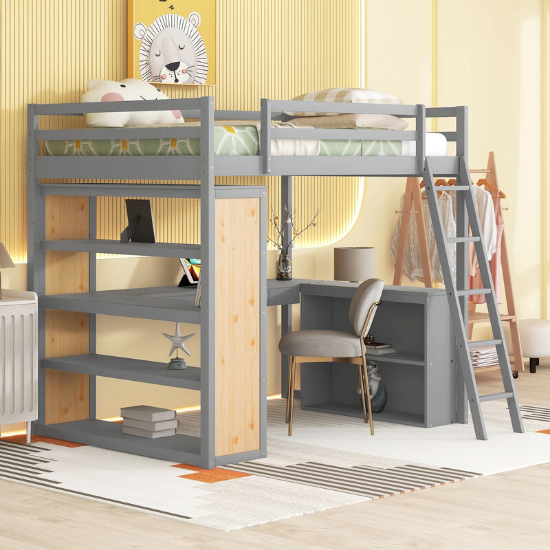 Merax Loft Bed with Ladder