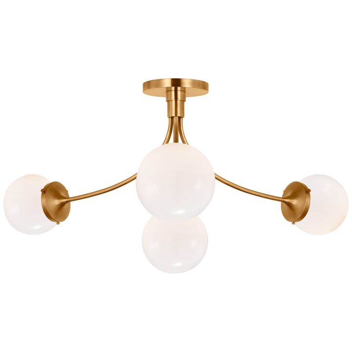 Prescott Lrg Semi-Flush Mount