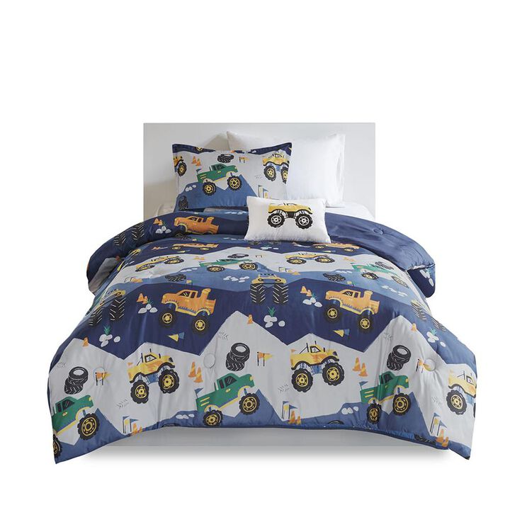 Belen Kox Nash Monster Truck Comforter Set, Belen Kox