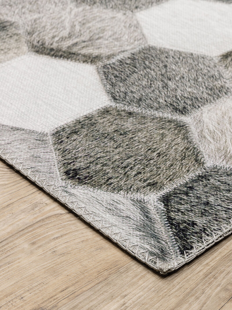 Myers Park 8'9" x 12' Grey Rug