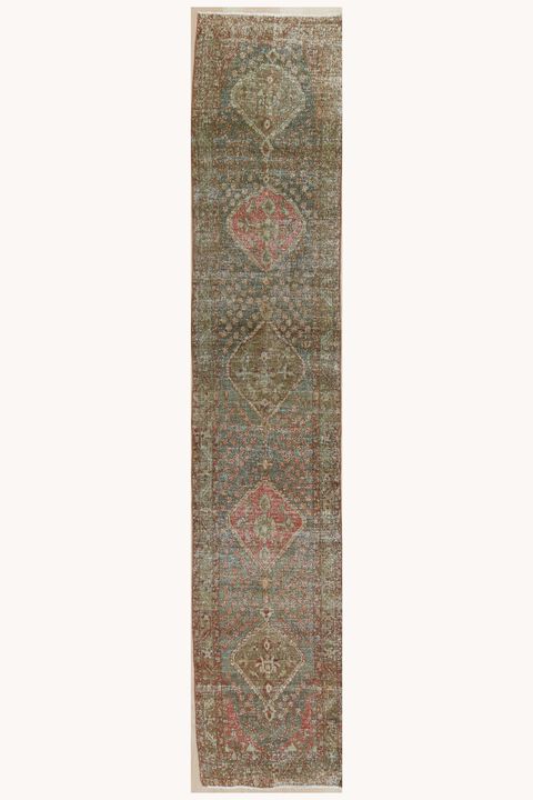 District Loom Vintage Persian Heriz Karaja runner rug-Fergus