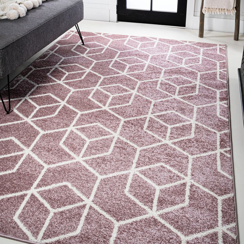 Tumbling Blocks Modern Geometric Area Rug