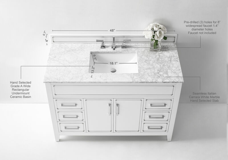 Aspen 48 in. Bath Vanity Set