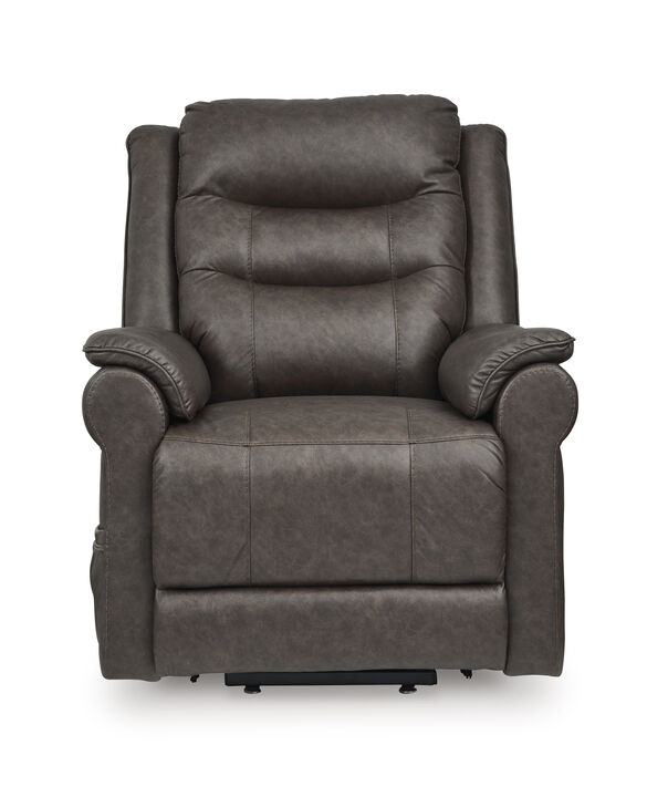 Oatman Umber Power Lift Recliner