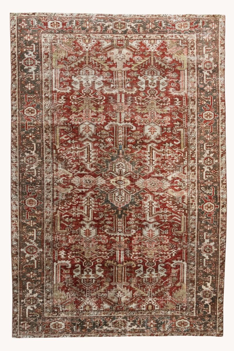 District Loom Vintage Heriz Area Rug-Dawson