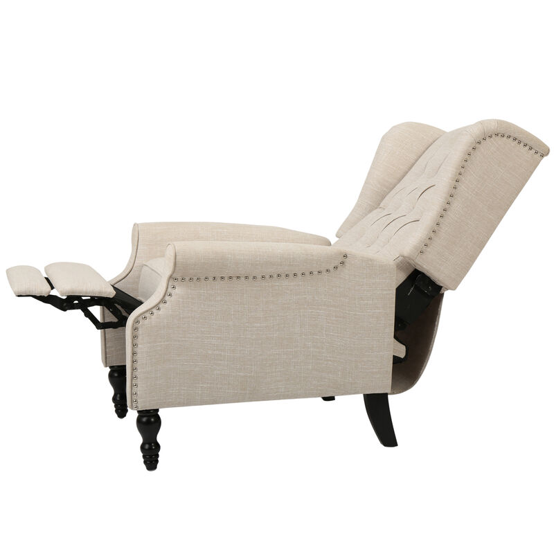 Merax Tufted Fabric Arm Chair Recliner