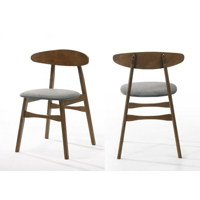 Castiano Modern Grey Side Dining Chair (Set of 2)