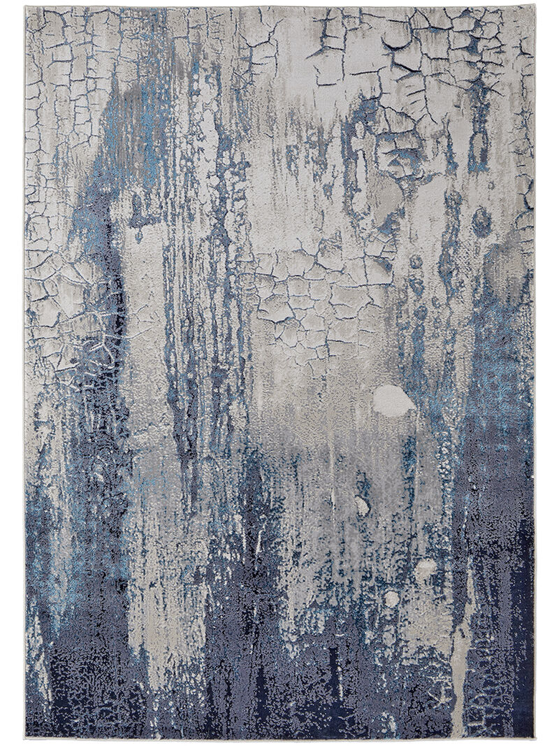 Indio 39H2F Ivory/Blue/Black 9'2" x 12' Rug