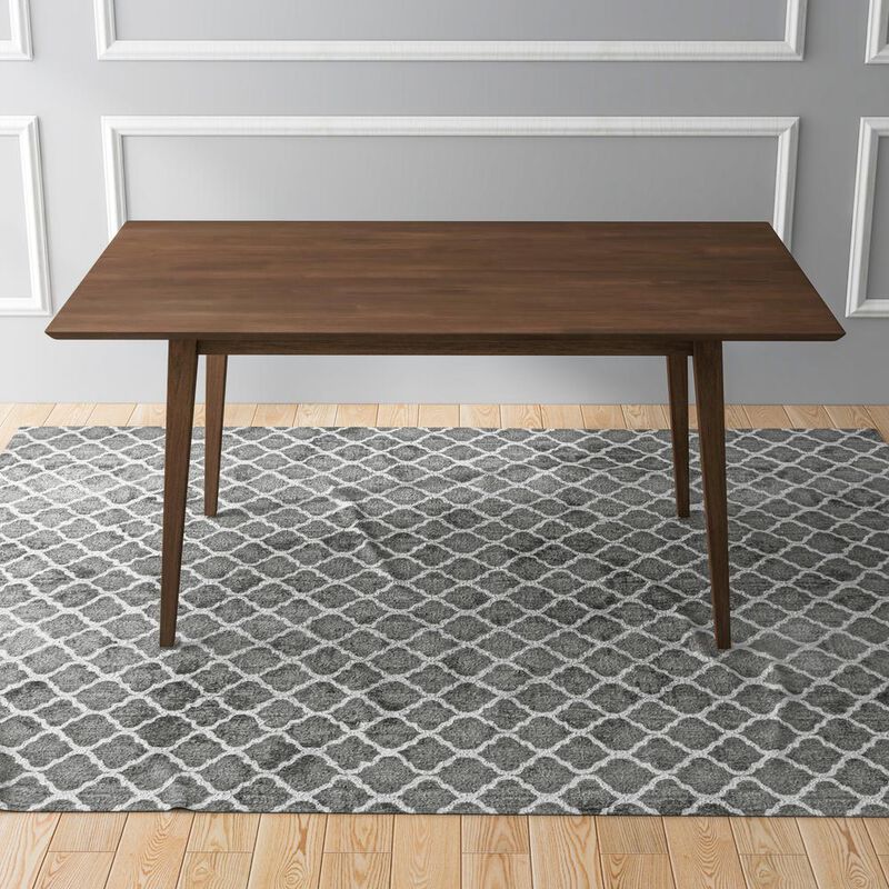 Ashcroft Furniture Co Mary Modern Style Solid Wood Rectangular Dining Kitchen Table