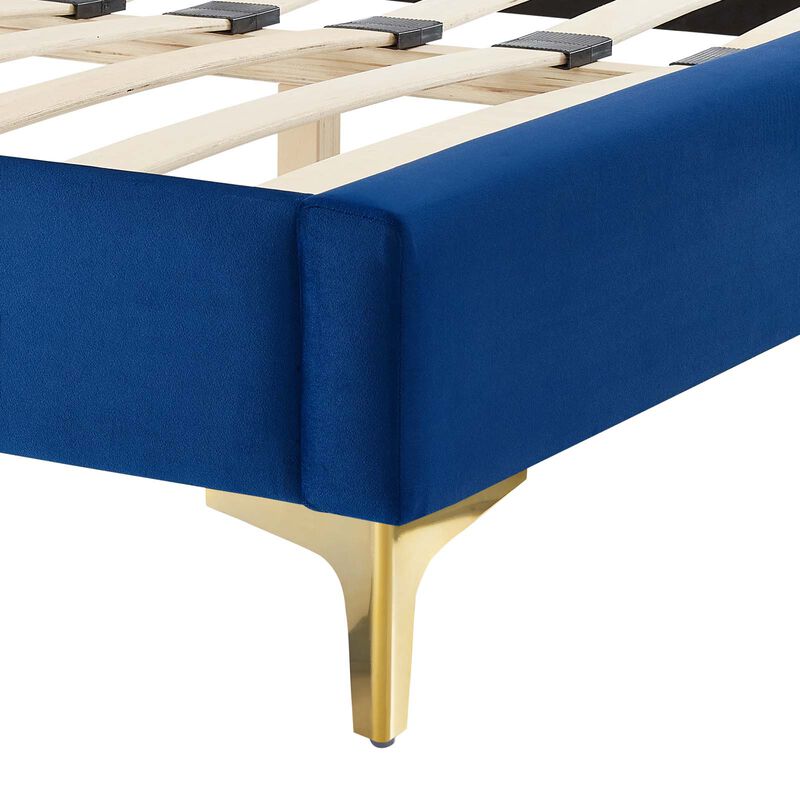 Modway - Liva Performance Velvet Queen Bed