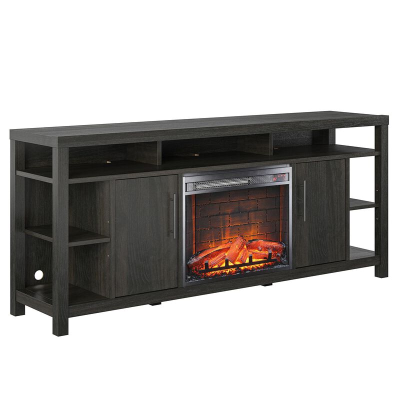 Ameriwood Home Garrick Electric Fireplace TV Console for TVs up to 75"