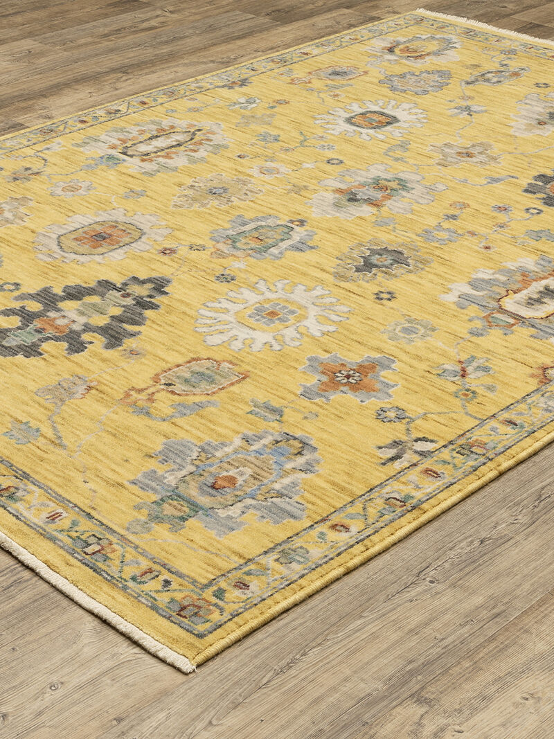 Lucca 5'3" x 7'6" Yellow Rug