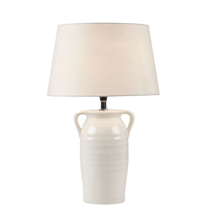 Everly Ceramic Table Lamp with Handles