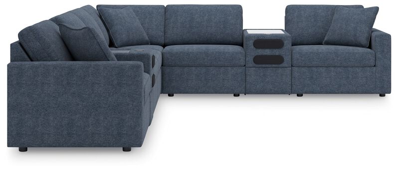 Modmax Ink 8-Piece Sectional with Audio Consoles