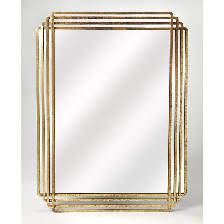 Gold Rectangular Wall Mirror, Belen Kox