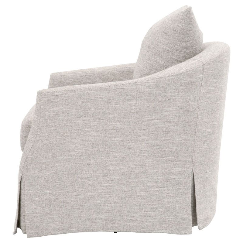 Slipcover Swivel Club Chair