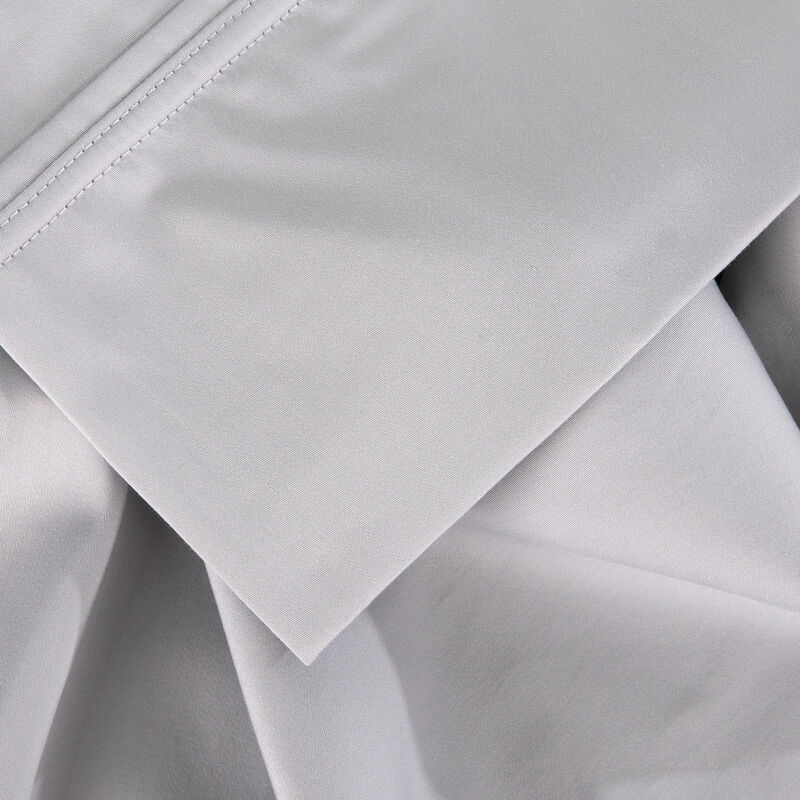 Hyper-Cotton Split King Sheet Set - Light Grey